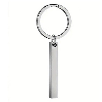 OPT1068 Ocelový přívěšek na klíče