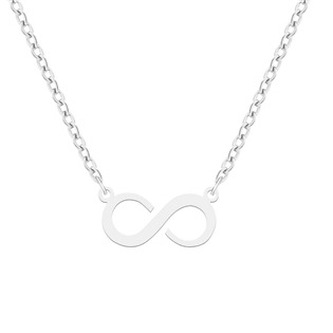 OPD0280-ST Ocelový řetízek s nekonečnem - nekonečno - ležatá osmička