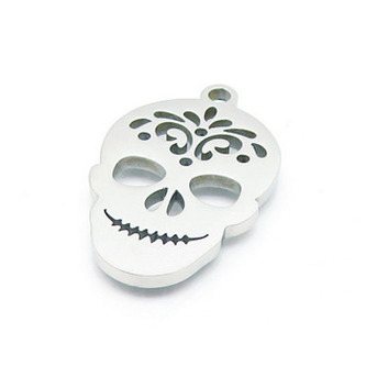 OK1450-ST Ocelový přívěšek lebka