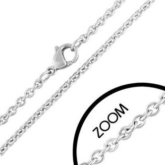 OPE1098-030-55 Ocelový řetízek šíře 3 mm