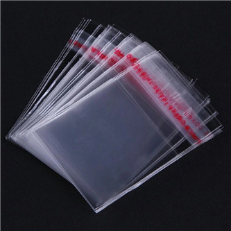 KR1043-1000 Celofánové sáčky s klopou a lepícím proužkem 80 x 80 mm / 1000 ks