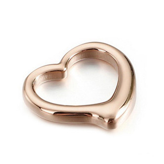 OK1441-RD Zlacený ocelový přívěšek srdíčko - srdce