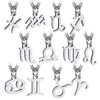 OPP1921-09 Ocelový přívěsek - znamení horoskopu - znamení zvěrokruhu - rak