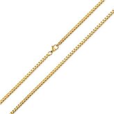 OPE1005-020-50 Zlacený ocelový řetízek čtvercový, tl. 2 mm