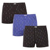 3PACK pánské trenky Andrie vícebarevné (PS 5824) L