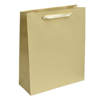 KR0365-YE Vštší dárková taška perleťově krémová - béžová