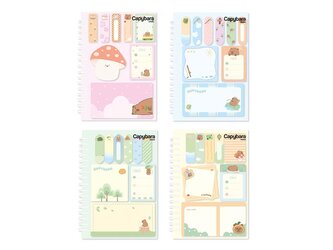 bloček samolepicí capybara se spirálou set 105x145mm 30l+ 50x50mm+35x50mm+87x46mm 20l 7501644 bloček samolepicí capybara se spirálou set 105x145mm 30l+ 50x50mm+35x50mm+87x46mm 20l 7501644