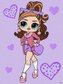 Malowanie po numerach - L.O.L. Surprise! 30x40cm