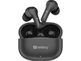 Sandberg bezdrátová sluchátka Play'n Go, Bluetooth s nabíjecím pouzdrem, černá
