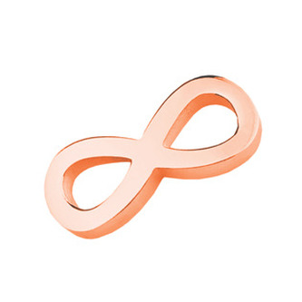 OK1213-RD Zlacená ocelová komponenta - nekonečno