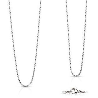 OPE1098-015-55 Ocelový řetízek šíře 1,5 mm