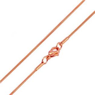 OPE1019-012-45 Zlacený ocelový řetízek hádě, tl. 1,2 mm