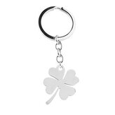 OPT1052 Ocelový přívěšek na klíče - čtyřlístek - čtyřlístky