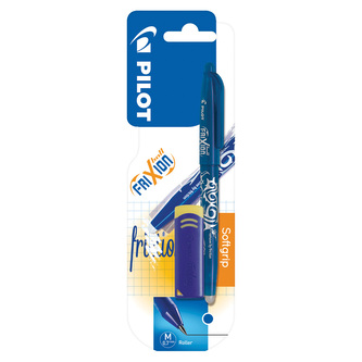 Roller gélový/gumovací PILOT Frixion Ball 0,7 mm, modrý + guma