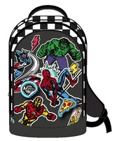 Školní batoh s vnitřním rozšířením Marvel|Avengers: Ikony superhrdinů (objem 18 litrů|31 x 41 x 14 cm)
