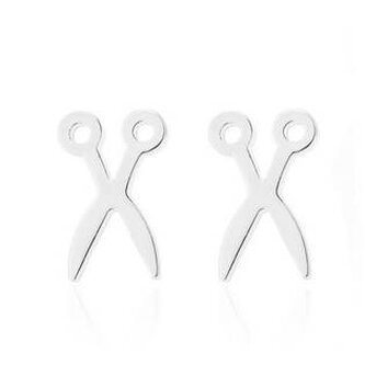 OPN1705-ST Ocelové náušnice nůžky