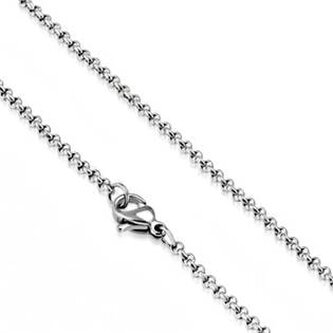 OPE1215-020-45 Ocelový řetízek, tl. 2 mm