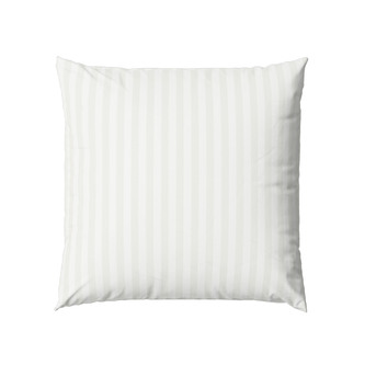 POSZEWKA 40X40 FASHION 010 JEDOBARWNA BIAŁA PRĄŻEK 1 CM SAT. BAW.LM.