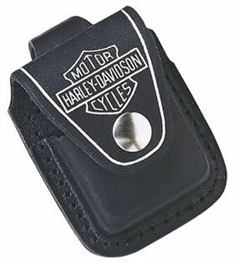 17017 ZIPPO kožená kapsička Harley Davidson