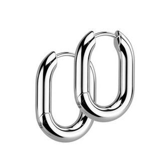 OPN2015-ST Ocelové náušnice oválky
