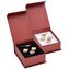 KR0382-RD Dárková krabička na soupravu červená, magnetické zavírání