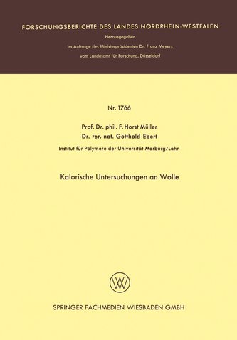 Kalorische Untersuchungen an Wolle