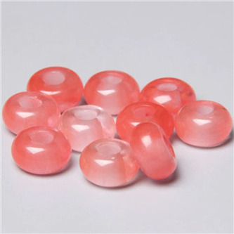 RD1010 Navlékací korálek Rondelle Watermelone stone