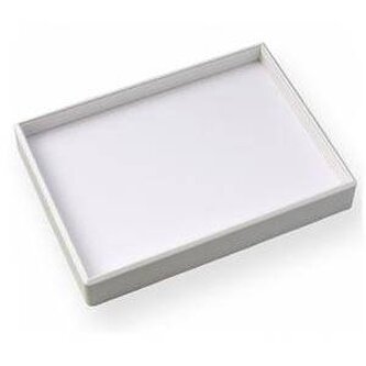 PV0000-WH Rám pro plata řady PV - bílá koženka