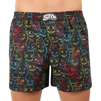 Pánské trenky Styx premium art klasická guma masky (AP1853) M