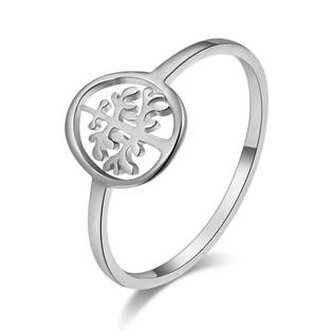 OPR0149-50 Ocelový prsten strom života