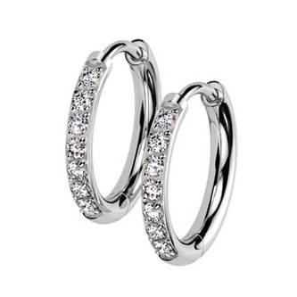 KM2028-14 Titanové náušnice - kruhy 14 mm