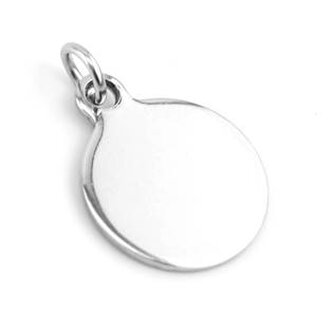 DR1197 Malý ocelový přívěšek kruh 16 mm