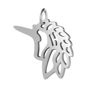 OPP1753-ST Ocelový přívěšek - jednorožec - zvířátka
