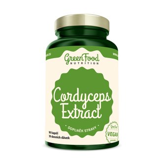 GreenFood nutrition - Cordyceps 90 vegan kapslí