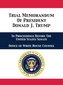 Trial Memorandum Of President Donald J. Trump