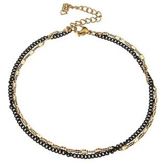 RN1131 Dvojitý ocelový náramek na nohu