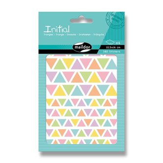 Samolepky Maildor Initial - Trojúhelníky