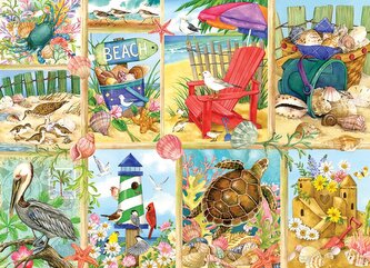 COBBLE HILL Puzzle Den na pláži 500 dílků