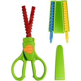 Nożyczki dekoracyjne 16.5cm 9 wzorów cięcia Nożyczki dekoracyjne 16.5cm 9 wzorów cięcia