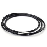 LR1116-050-55 Kaučuková šňůrka na krk černá tl. 5 mm