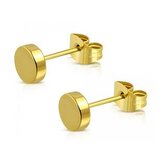 OPN1156-05 Zlacené ocelové náušnice kolečka, 5 mm