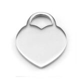 DR1268-L Ocelový přívěšek srdíčko 21 x 25 mm - srdce