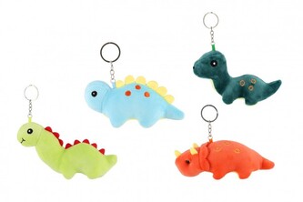 Přívěsek dinosaurus plyšový 15-18 cm 4 druhy