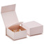 KR0550 Dárková krabička na snubní prsteny růžová