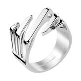 OPR1950-62 Extravagantní pánský prsten, vel. 62