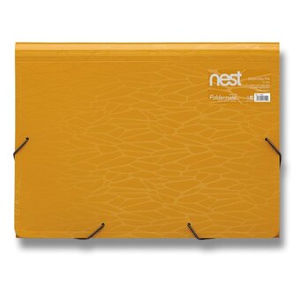 Desky na dokumenty FolderMate Nest 330 x 240 x 35 mm - zlatožlutá