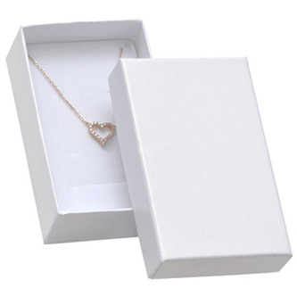 KR0324-WH Dárková krabička - perleťově bílá