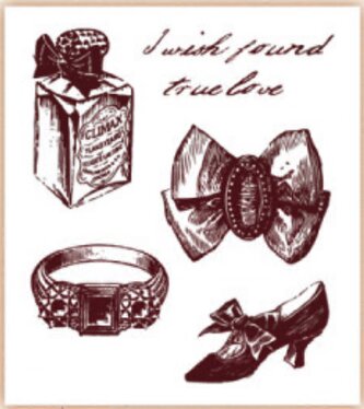 Gelová razítka - Střevíc,prsten