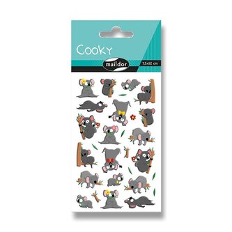 Samolepky Maildor 3D Cooky - Koaly
