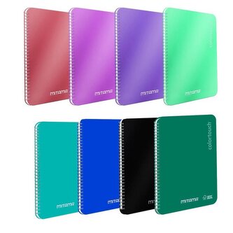 Spirálový sešit "i-Note", 18,5x24, linkovaný, 90 listů, lososová, MITAMA 62283-90201